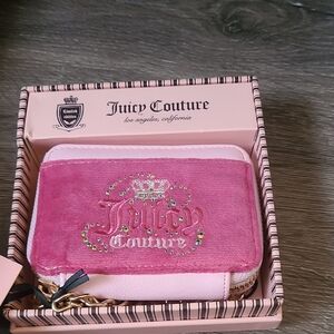 NWT Juicy Couture Pink Wallet With Chain